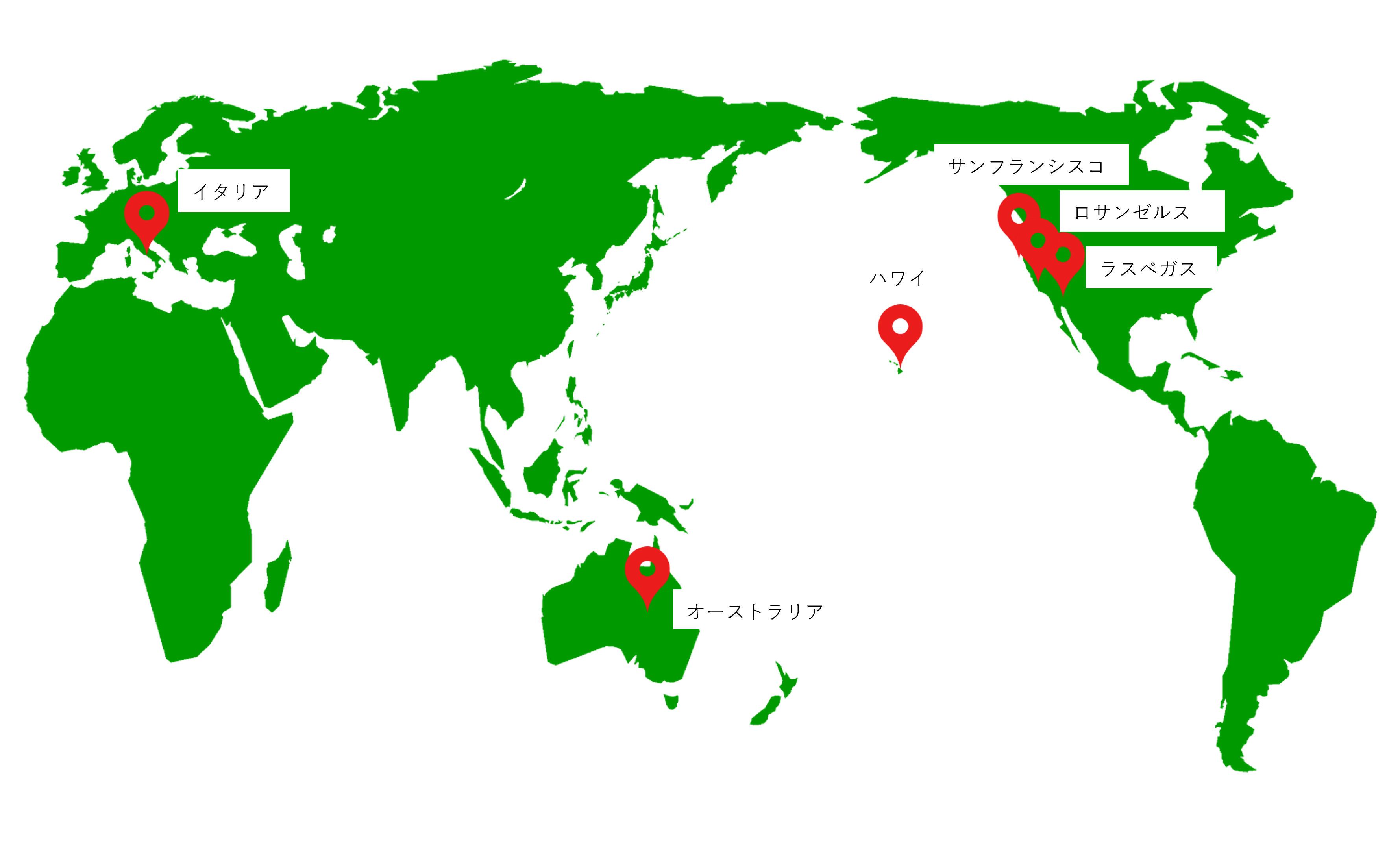 社員旅行世界地図